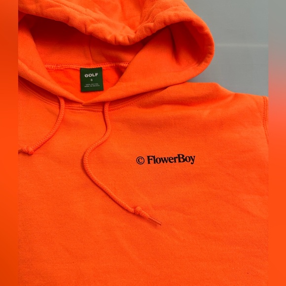 GOLF WANG Save The Bees Orange Mens Sweatshirt - Picture 6 of 8